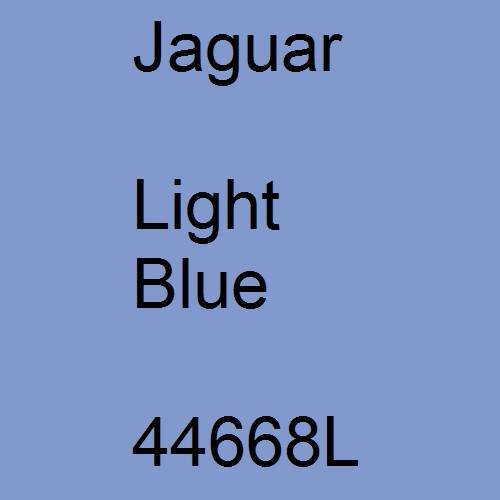 Jaguar, Light Blue, 44668L.